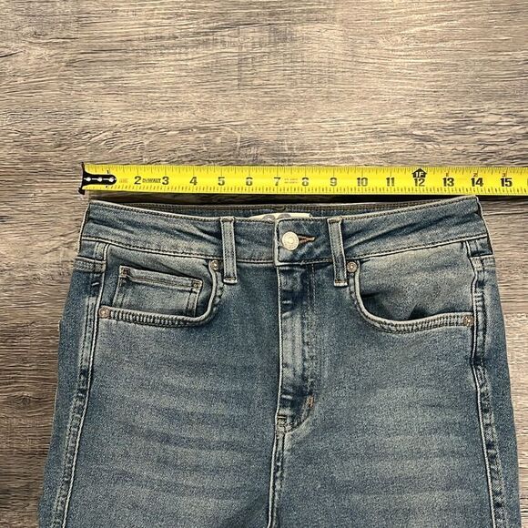 Free People high waist stretch Women's Blue Denim Jeans - 28 - Picture 6 of 6